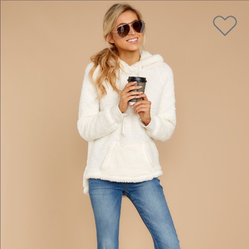Fuzzy soft sweater